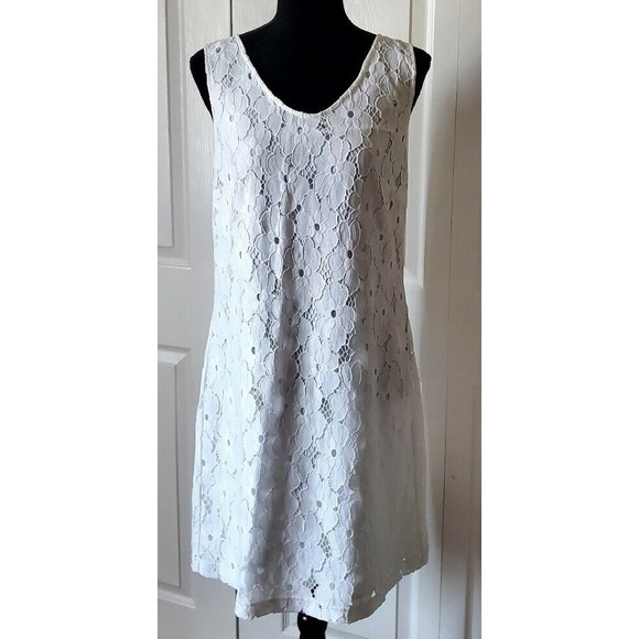 Street One Womens Lace Overlay Sheath Dress Cocktail Party  Size EUR 38 US M EUC - Picture 1 of 4